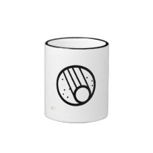Logotipo de Cometworks (incoloro) Tazas De Café