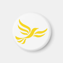 Logotipo de Demócratas liberales Imán De Nevera