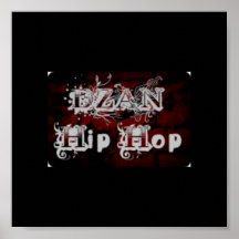 Logotipo de Dzan Hip Hop Posters