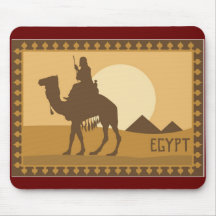 Logotipo de Egipto Alfombrillas De Raton