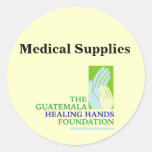 Logotipo de GHHF, suministros médicos Etiqueta
