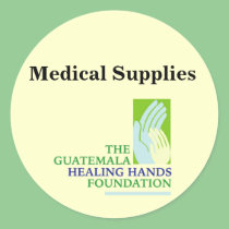 Logotipo de GHHF, suministros médicos pegatinas