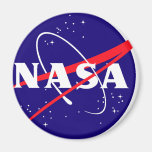 Logotipo de la albóndiga de la NASA Imán De Nevera