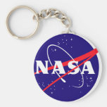 Logotipo de la albóndiga de la NASA Llaveros Personalizados