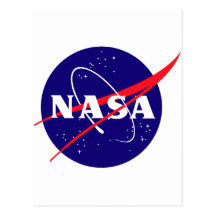Logotipo de la albóndiga de la NASA Tarjetas Postales