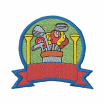 Logotipo de la bolsa de golf polo
