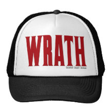 Logotipo de la cólera gorras