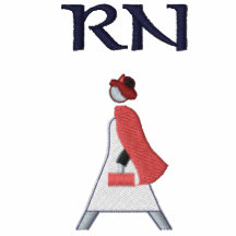 Logotipo de la enfermera registradoa sudadera con serigrafía