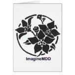 Logotipo de la flor de ImagineMDD Tarjeta