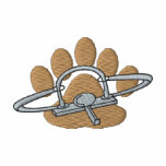 Logotipo de la interceptación chaqueta bordada de entrenamiento