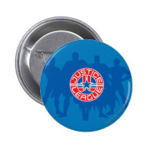 Logotipo de la liga de justicia y fondo sólido del pins