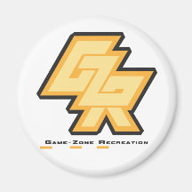 Logotipo de la reconstrucción de la Juego-Zona Imanes Para Frigoríficos