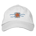 Logotipo de las estrellas de mar gorras bordados