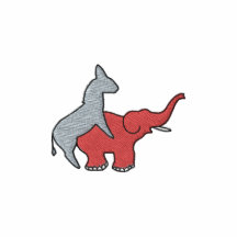 Logotipo de los republicanos del tornillo camiseta polo