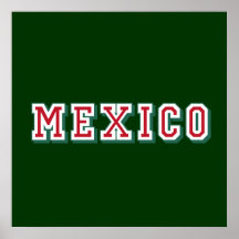 Logotipo de México - para los amantes de México po Poster