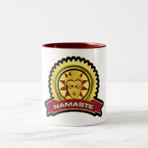 Logotipo de Namaste Buda Taza