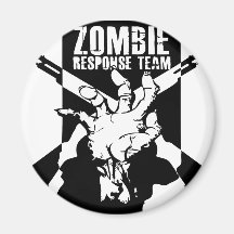Logotipo de nordeste de la respuesta del zombi de  iman de frigorífico