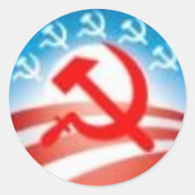 Logotipo de Obama Pegatina