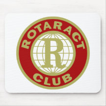 Logotipo de Rotaract Tapetes De Ratón