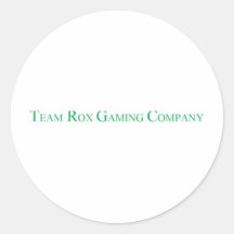 Logotipo de Rox del equipo Etiqueta Redonda
