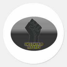 Logotipo de SneedWorld Pegatinas Redondas