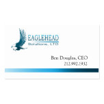 Logotipo de uso múltiple de Eagle de las solucione Plantilla De Tarjeta De Negocio