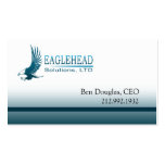 Logotipo de uso múltiple de Eagle de las solucione Plantilla De Tarjeta Personal