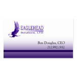 Logotipo de uso múltiple de Eagle de las solucione Plantillas De Tarjetas De Visita
