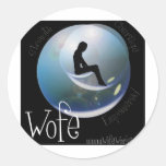 Logotipo de WoFe Pegatina