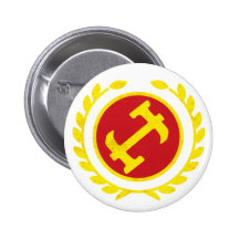 Logotipo del albañil de piedra pin