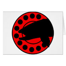 Logotipo del carrete de la pesca con mosca de BigP Felicitacion