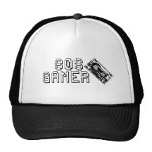 logotipo del casete del videojugador 80s gorra