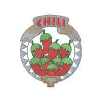 Logotipo del chile camisetas bordadas