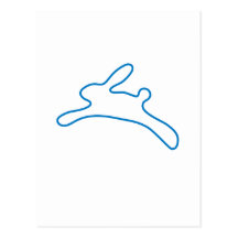 Logotipo del conejito del freenet tarjetas postales