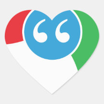 Logotipo del consenso calcomania de corazon personalizadas
