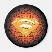 Logotipo del crujido del superhombre imán de frigorífico