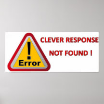 logotipo del error lleno poster