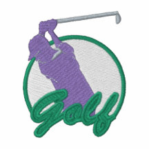 Logotipo del golf polo bordado