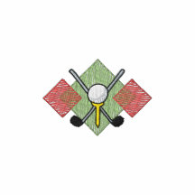 Logotipo del golf camiseta polo bordada
