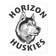Logotipo del horizonte postales