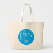 Logotipo etéreo de la tinta bolsa