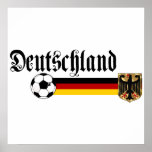 Logotipo grande del fussball de Deutschland Impresiones