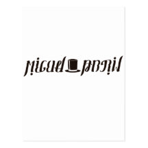 Logotipo Miguel Abril Postales