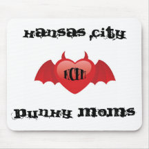 Logotipo Mousepad del corazón de KCPM Alfombrillas De Raton