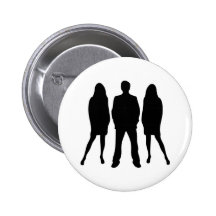 logotipo negro del womanizer pin