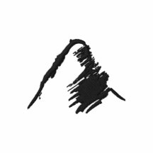 Logotipo negro en la camisa bordada