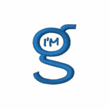 Logotipo para hombre del azul del polo w