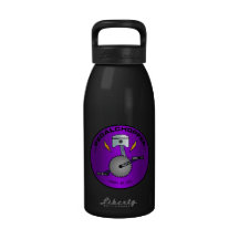 Logotipo púrpura de PedalChopper Botella De Agua Reutilizable
