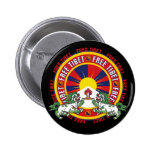 Logotipo redondo libre de Tíbet Pins