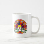 Logotipo redondo libre de Tíbet Tazas